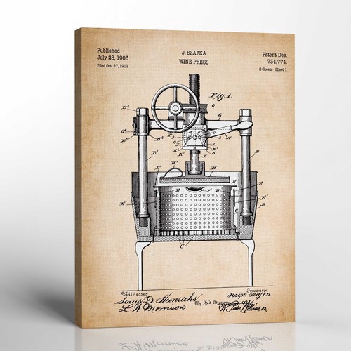 Wine art - wine, press