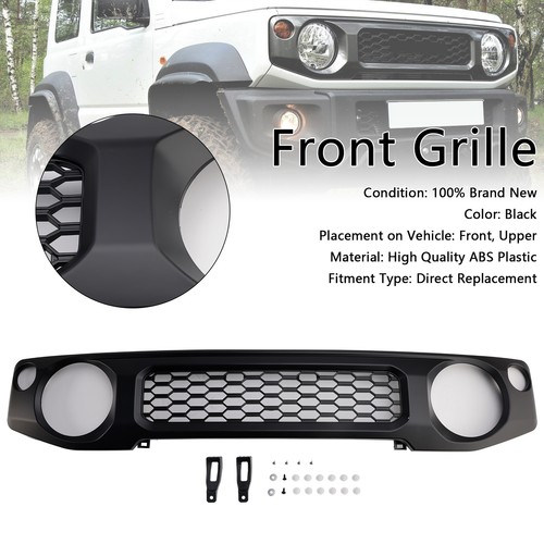 Black honeycomb front bumper - honeycomb,
