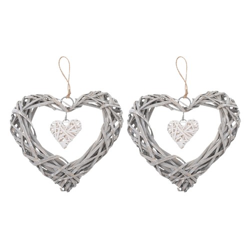 2pcs double heart - double, shape