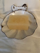 vintage french enamel shell