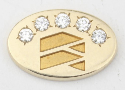 Vintage pair 14ct - 14ct, diamond