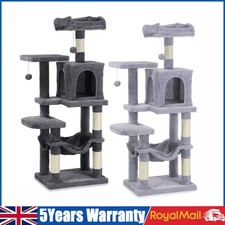 Large Cat Tree Activity Centre Multilevel Scratching Post Climbing Tower Hammock