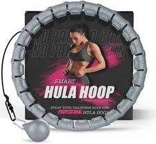 K-MART Weighted Hula Hoop, Infinity Smart Hula Hoops with 16 Counter, 360