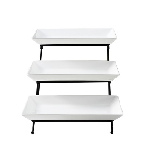 Tier serving platter set - platter,