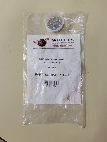 Loose ball bearings pot - loose,