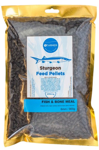Sturgeon pond feed pellets