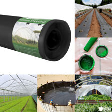 1m Wide Black Heavy Duty Polythene Sheeting 500g 125mu