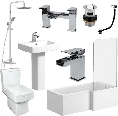 Bathroom suite 1700mm - suite,