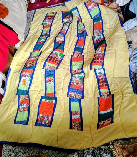 Handmade quilt throw homemade - handmade,