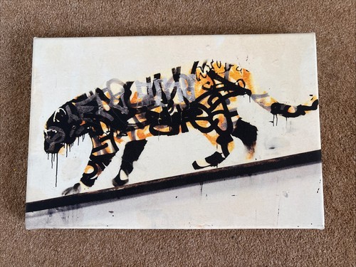 Banksy canvas print leopard - canvas,