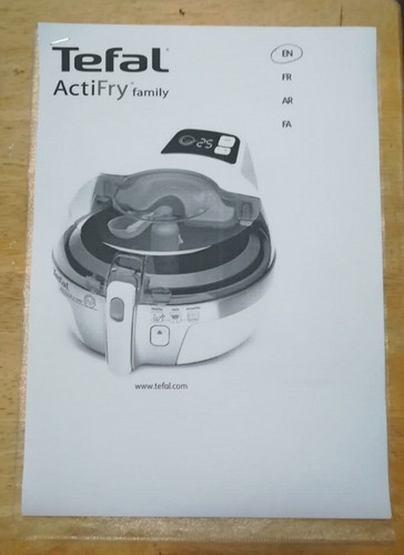 Tefal instructions actifry - instructions,