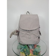 Kipling Light Fawn Tan Backpack Bookbag School Bag Travel Purse Monkey City Pack