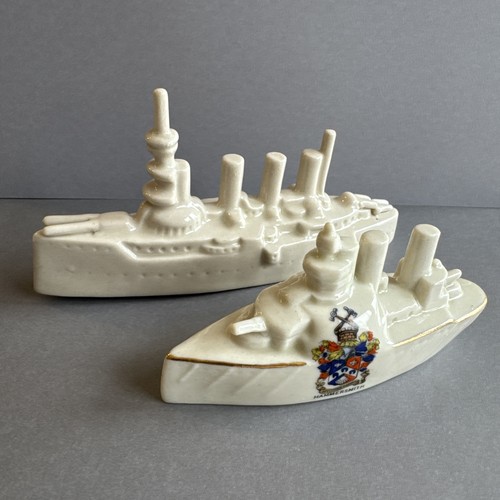 Carlton china model battleship - carlton,