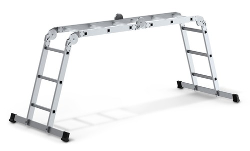 Universal aluminum ladder for