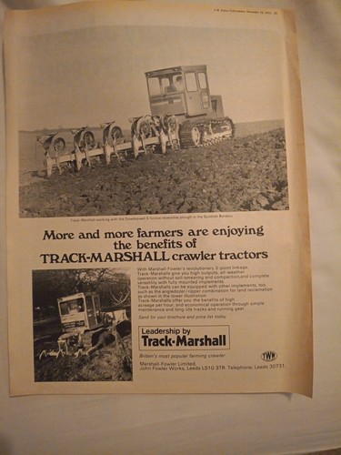 Track marshall crawler tractor - crawler,