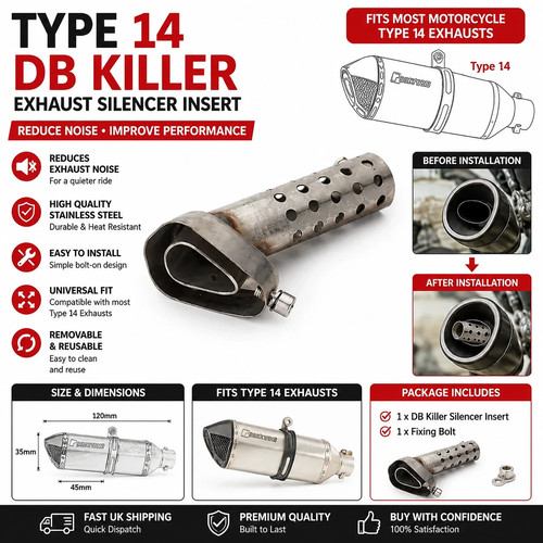 Motorcycle mid pipe killer - mid,