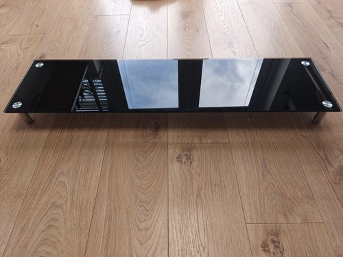Large black glass monitor - large,