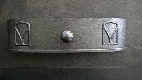 Cast iron fire - cast, front