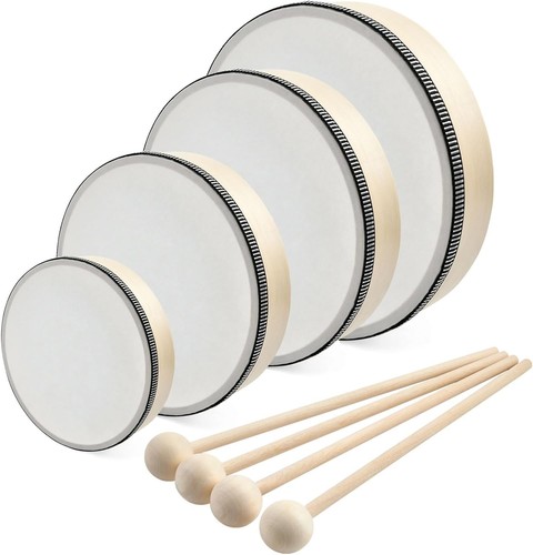 Sizes wooden hand drum set - hand,