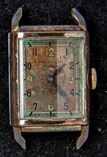 Waltham USA Curved Rectangular Men's Manual-Wind Vintage Watch -- Spares/Repairs