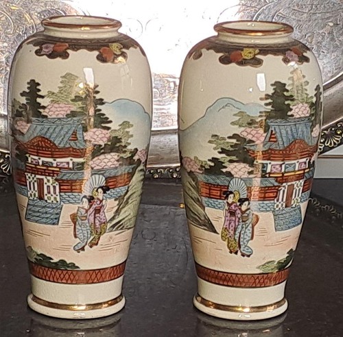 Pair exquisite taisho - pair, of
