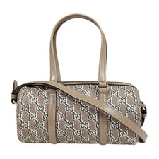 GUCCI Shoulder Bag Cross Body 796230 PVC leather 2way GG Shadow used