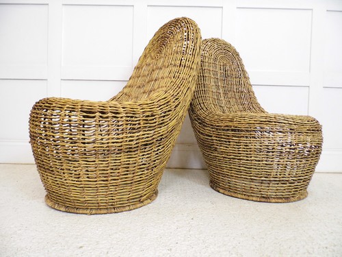 Pair retro egg shaped - retro,