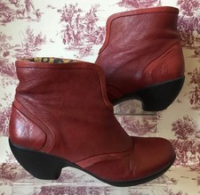 Fly London Burgundy Red