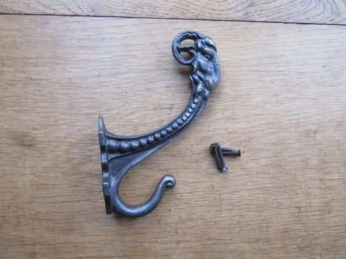 Rustic iron vintage coat hook