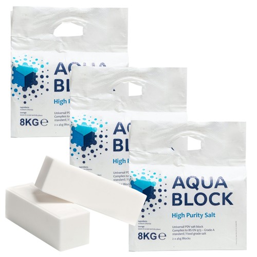 Block salt for water softeners - water,