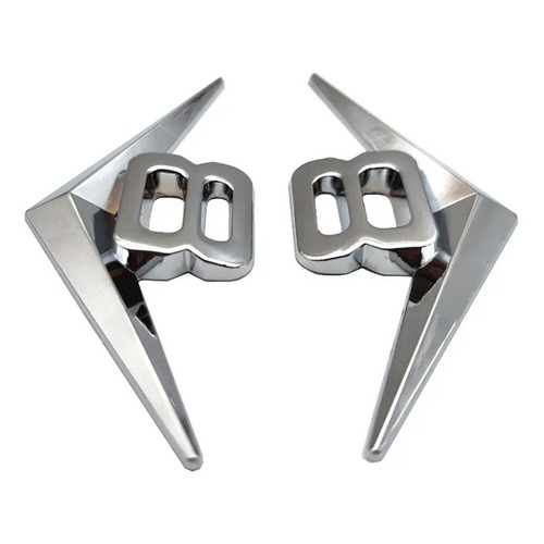 2pcs metal chrome for - 2pcs, v8