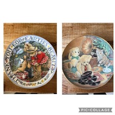 decorative plates 3 altogether 2 are royal Doulton and one is Sue willis