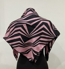 Striking Vintage Silk Scarf