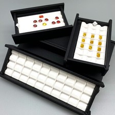 Portable Loose Diamond Beads Gem Jewelry Storage Box Organizer Tray Case Storage