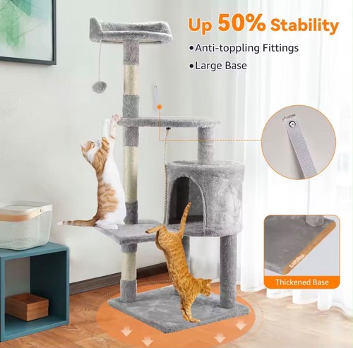 Large cat tree activity tower - large,