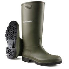MENS LADIES WELLINGTONS HIGH CALF DUNLOP WELLIES ANKLE RAIN MUCKER YARD BOOTS