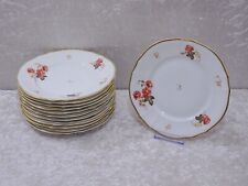 12 X Cake Plates Fürstenberg Porcelain Design Anna Carina - Vintage - 19 Cm