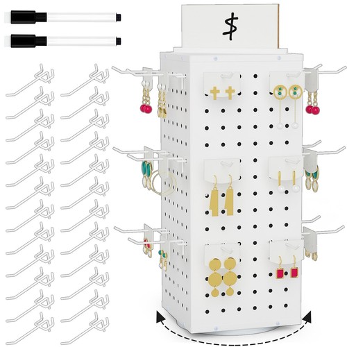 Rotating pegboard display - rotating,