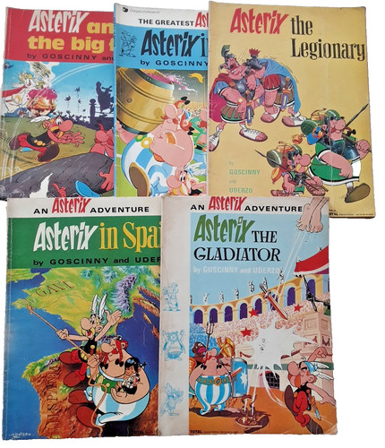 Bundle vintage asterix books - bundle, 5