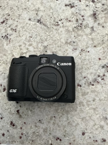 Canon powershot g16 1mp - canon, 12.1mp