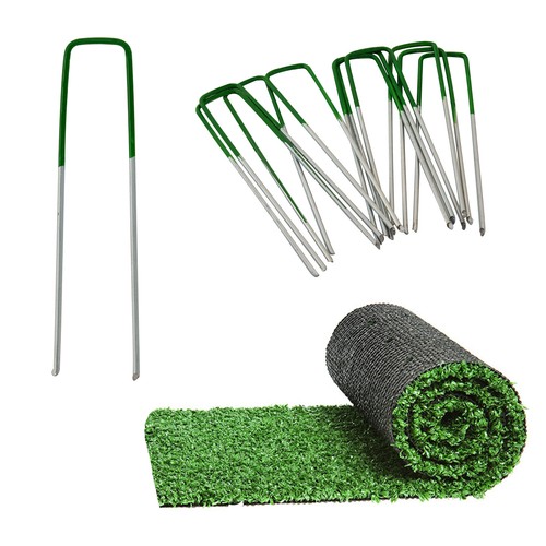 Weed fabric galvanised staples - fabric,