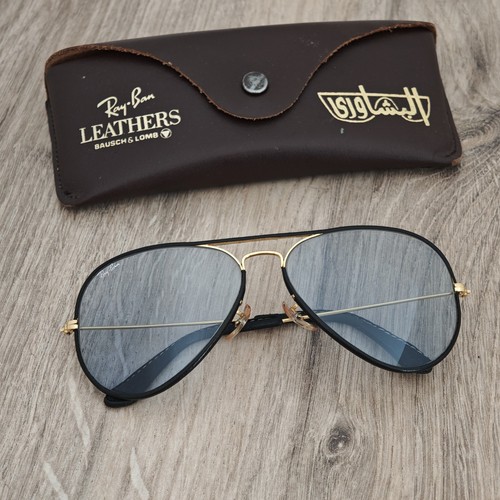 Ray ban usa black leathers - ray-ban,
