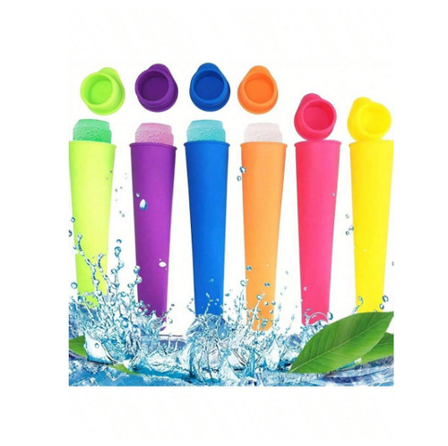 6pcs silicone pop ice lolly - 6pcs, up