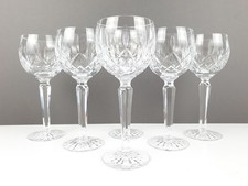 6 x Lismore Hock Wine Glasses