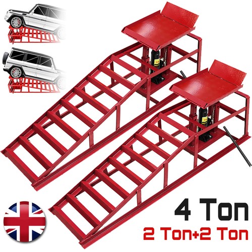 Ton hydraulic car ramps - car,