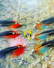 V Fly RS Solar Monkey Conehead Salmon Tube Flies & Trebles 2 Options