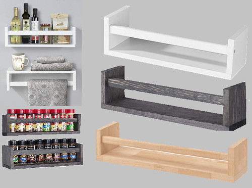 Wooden spice jar rack - wooden,