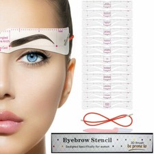 14Pcs Eyebrow Stencils Shaper