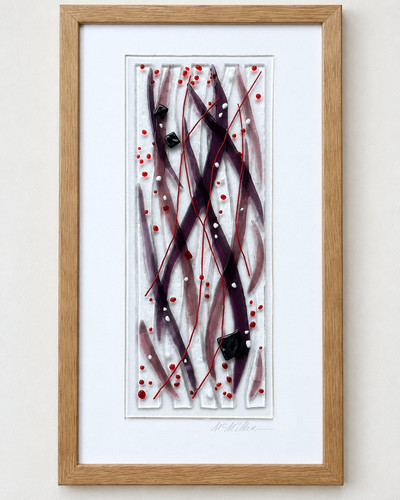Signed mcmillan fused glass - mcmillan,