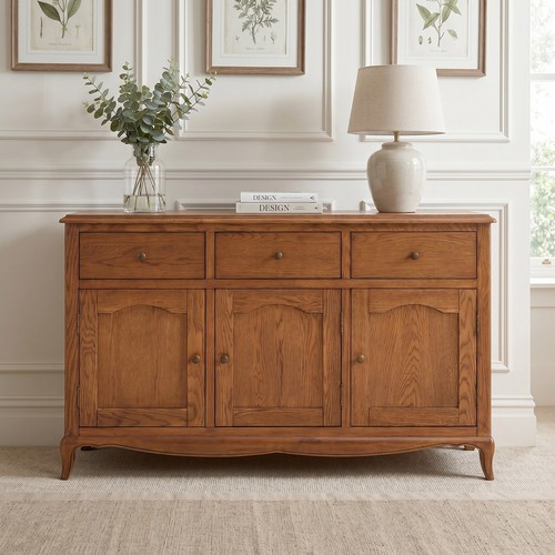 French chateau dark oak large - oak,